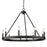 Golden Lighting Alastair 9 Light Chandelier, Matte Black - 1017-9BLK