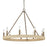 Golden Lighting Yates 9 Light Chandelier, Burnished Chestnut - 1022-9BC