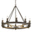 Golden Lighting Stokes 10 Light Chandelier, Dark Rust - 1053-10DR