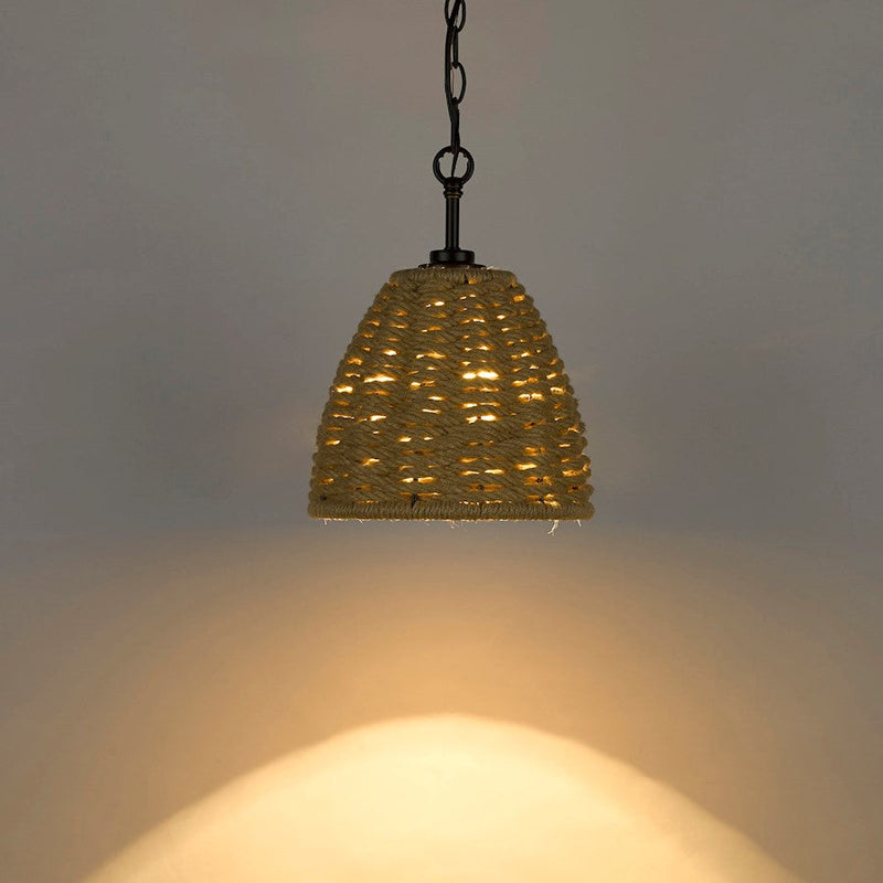 Golden Lighting Hathaway 1 Light Mini Pendant, Matte Black