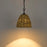 Golden Lighting Hathaway 1 Light Mini Pendant, Matte Black