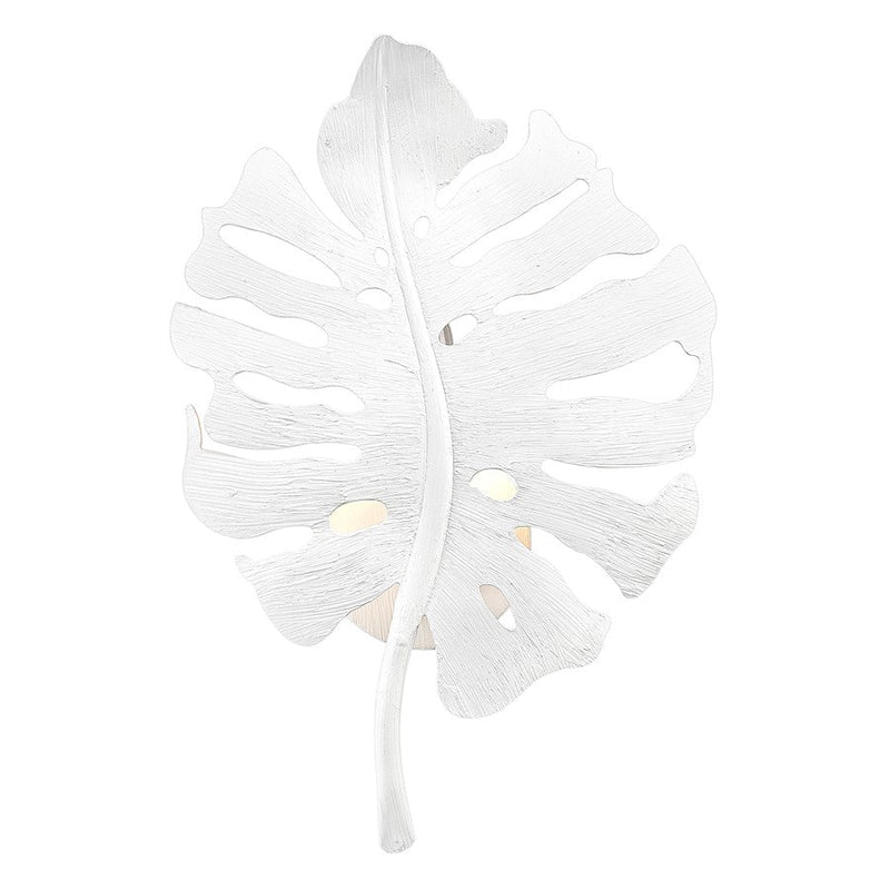 Golden Lighting Aruba 1 Light Wall Sconce, Textured White Plaster - 1103-1WTWP