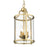 Golden Lighting Payton 3-Light Pendant, Bronze/Clear Glass