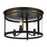 Golden Lighting Payton 3 Light Flush Mount, Matte Black - 1157-FMBLK