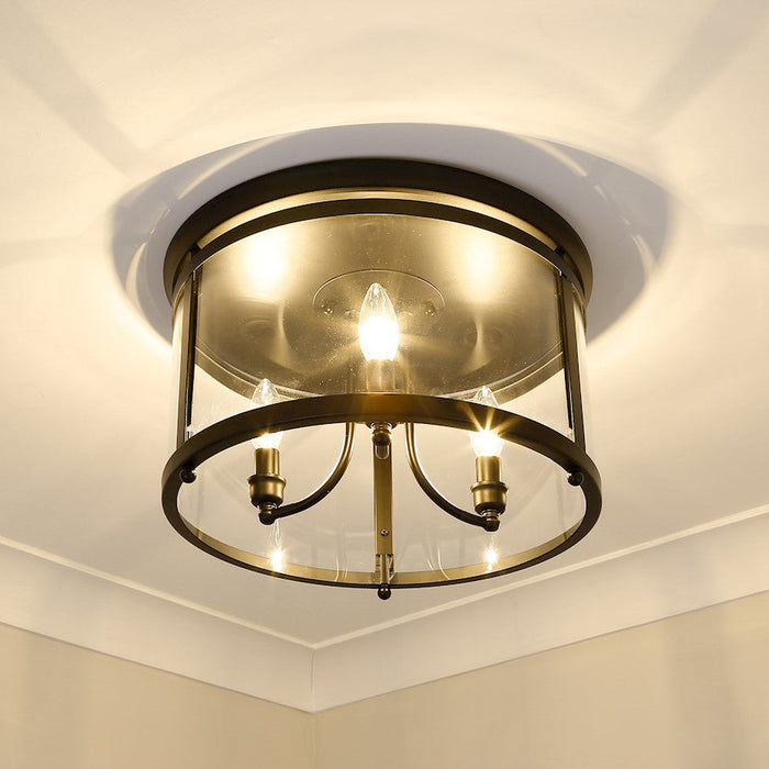 Golden Lighting Payton 3 Light Flush Mount