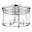 Golden Lighting Payton 3 Light Flush Mount, Chrome - 1157-FMCH