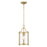 Golden Lighting Payton 1 Light Mini Pendant, Bronze/Clear