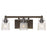 Golden Lighting Travers 3 Light Bath Vanity, Rubbed Bronze