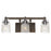 Golden Lighting Travers 3 Light Bath Vanity, Rubbed Bronze