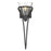 Golden Lighting Olympia 1 Light Wall Sconce, Matte Black/Clear