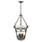 Golden Lighting Madera 3 Light Pendant, Antique Black Iron