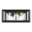 Golden Lighting Smyth 2 Light Outdoor Flush Mount, Black