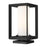 Golden Lighting Smyth 1-Light Outdoor Pier Mount, Black