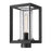 Golden Lighting Smyth 1-Light Outdoor Post Light, Black