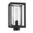 Golden Lighting Smyth 1-Light Outdoor Post Light, Black