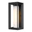 Golden Lighting Smyth 1 Light Outdoor Med Sconce, Black/Opal - 2073-OWMNB-OP