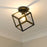 Golden Lighting Cassio 1 Light Flush Mount