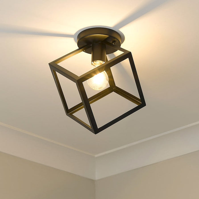 Golden Lighting Cassio 1 Light Flush Mount