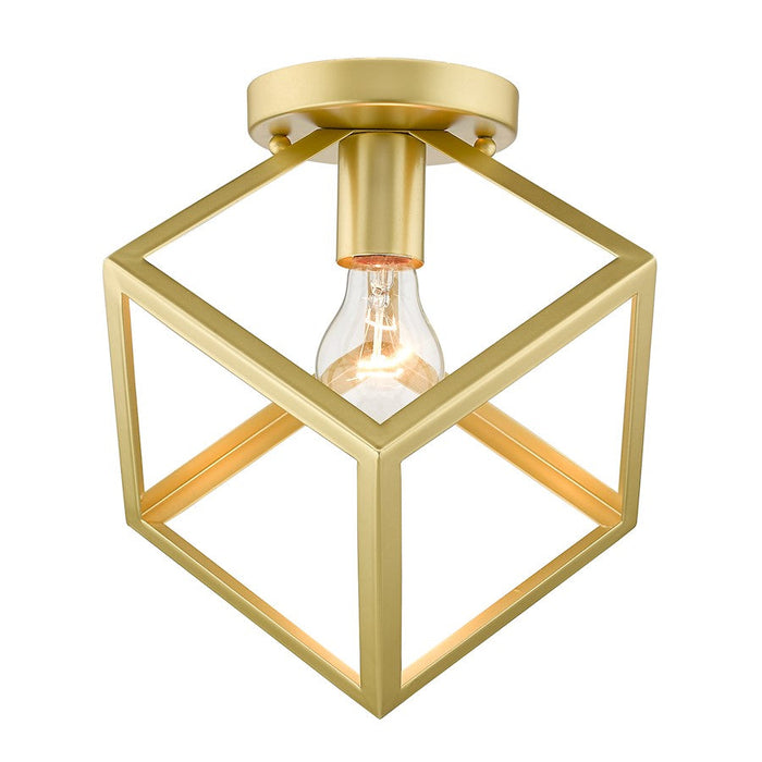 Golden Lighting Cassio 1 Light Flush Mount