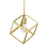 Golden Lighting Cassio 1 Light Mini Pendant, Olympic Gold - 2086-M1LOG