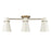 Golden Lighting Reeva Semi Flush Mount, Brass