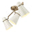 Golden Lighting Reeva Semi Flush Mount, Brass