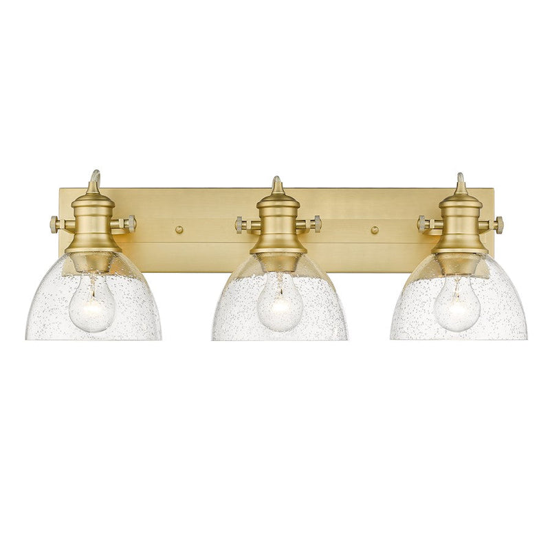 Golden Lighting Hines 3 Light Bath Vanity, Bronze