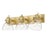 Golden Lighting Hines 3 Light Bath Vanity, Bronze