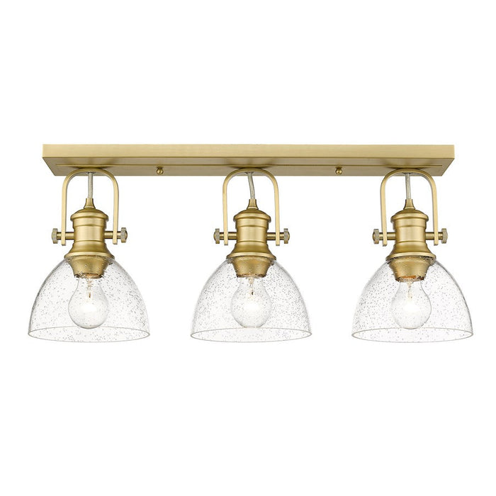 Golden Lighting Hines 3 Light Bath Vanity, Bronze