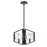 Golden Lighting Varsha 3 Light Pendant, Matte Black