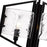 Golden Lighting Varsha 3 Light Pendant, Matte Black