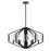 Golden Lighting Varsha 6 Light Chandelier, Matte Black