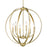 Golden Lighting Colson OG 6 Light Chandelier, Olympic Gold - 3167-6OG