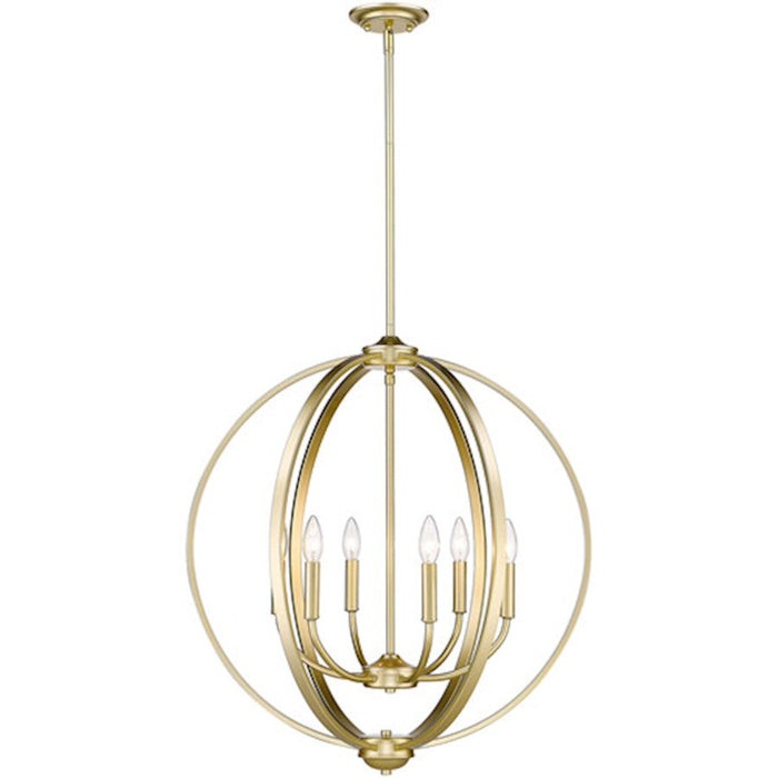 Golden Lighting Colson 6 Light 26" Chandelier