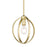 Golden Lighting Colson 1 Light Mini Pendant, Olympic Gold - 3167-M1LOG