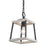 Golden Lighting Teagan 1 Light Mini Pendant, Black/Gray Wood - 3184-M1LNB-GH