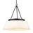 Golden Lighting Penn 6 Light Chandelier, Black/Modern White - 3189-6BLK-MWS