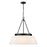 Golden Lighting Penn 6 Light Chandelier, Black/Modern White