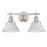 Golden Lighting Orwell 2-Light Vanity Light, Pewter/Dusky Blue - 3306-BA2PW-DB