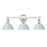 Golden Lighting Orwell CH 3 Light Bath Vanity, Chrome/Seafoam - 3306-BA3CH-SF