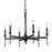 Golden Lighting Landon Chandelier, Matte Black