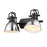 Golden Lighting Duncan 2 Light Bath Vanity, Black