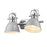 Golden Lighting Duncan 2 Light Bath Vanity, Chrome