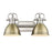 Golden Lighting Duncan 2 Light Bath Vanity, Pewter