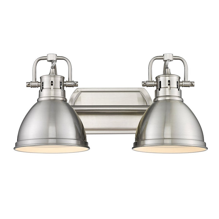 Golden Lighting Duncan 2 Light Bath Vanity, Pewter