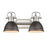 Golden Lighting Duncan 2 Light Bath Vanity, Pewter