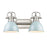 Golden Lighting Duncan 2 Light Bath Vanity, Pewter