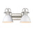 Golden Lighting Duncan 2 Light Bath Vanity, Pewter