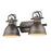 Golden Lighting Duncan 2 Light Bath Vanity, Rubbed Bronze