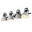 Golden Lighting Duncan 4-Light Vanity Light, Matte Black